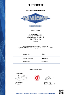 Certificat Qualicoat Seaside EN