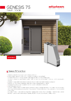  Genesis 75 Panel Door