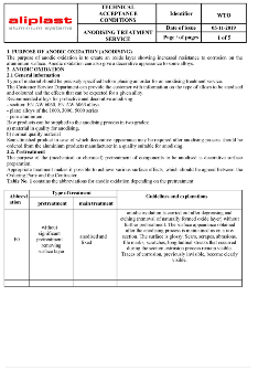 OMC - serviciul de tratare anodizare