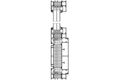Clapeta de ventilatie în combinatie cu o fereastră cu geam fix