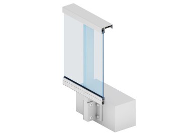 Balustradă RAILING cu umplutură din sticlă